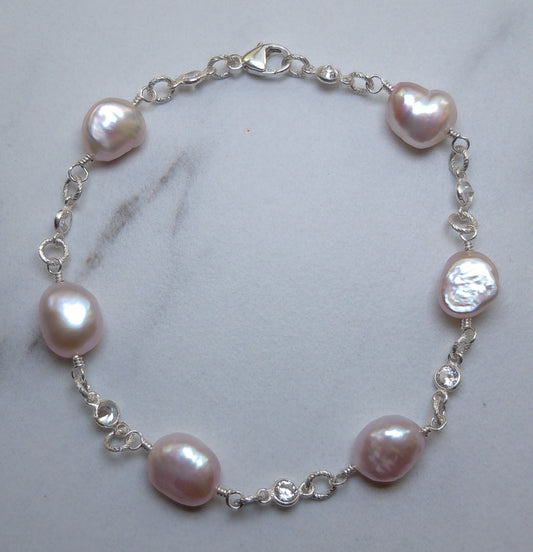 Vibrant Sterling Silver Bracelet