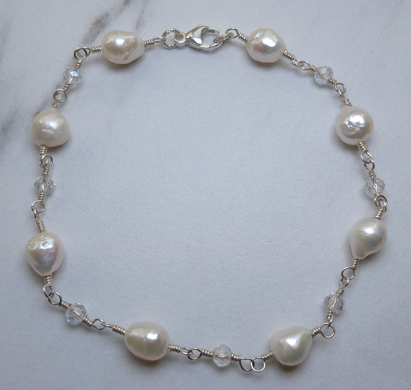 Radiant Sterling Silver Bracelet