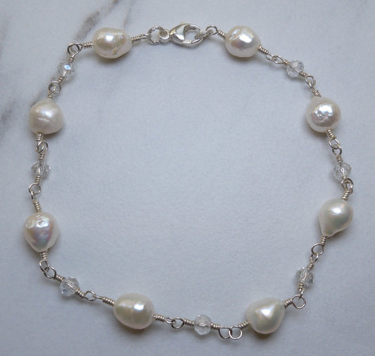 Radiant Sterling Silver Bracelet
