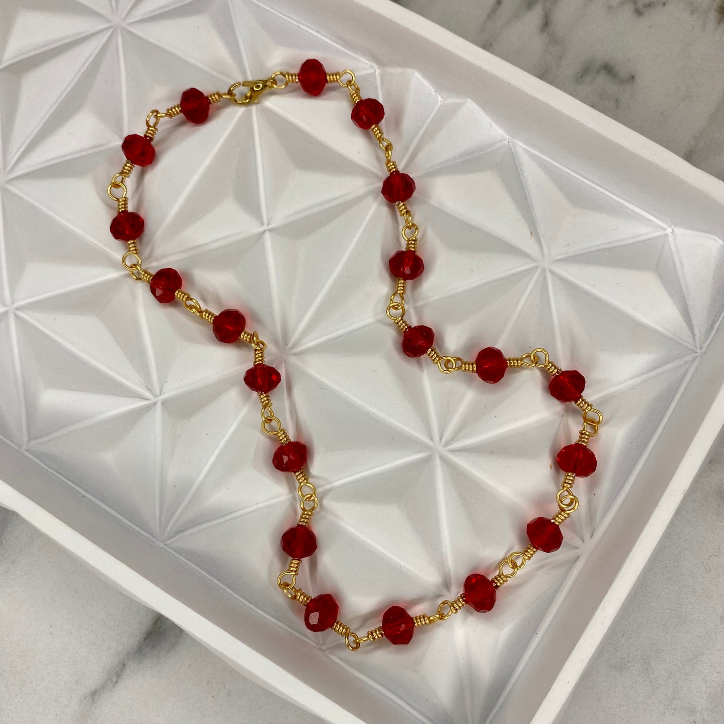 Red Crystal Choker